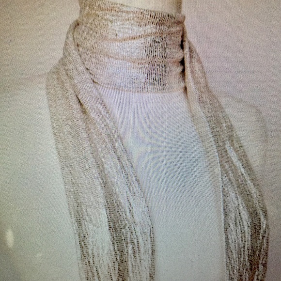 LUREX NET SCARF - Picture 1 of 5